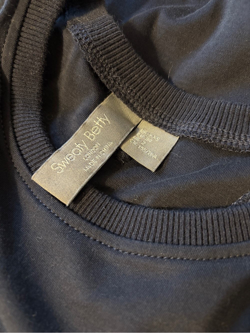 Sweaty Betty Maxi Dress Drift Racer Size 2 Navy Blue Asymmetrical Hem Racerback - Picture 8 of 9